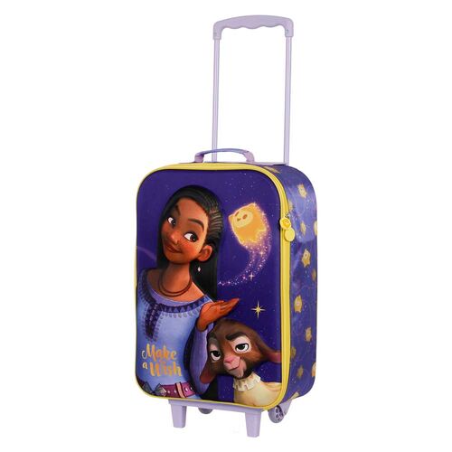 (Précommande) Valise à roulettes Disney Wish 3D
