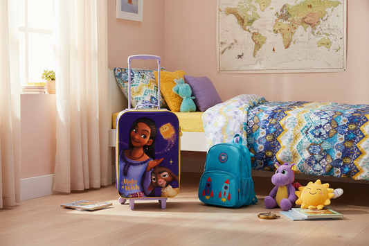 (Précommande) Valise à roulettes Disney Wish 3D