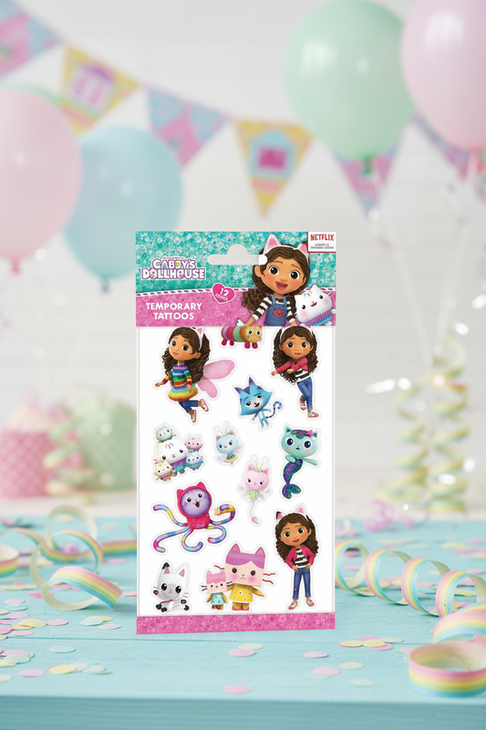 Lot 12 tatouages éphémères Gabby