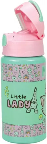 (Précommande) Bouteille en aluminium Marie avec paille 500ml