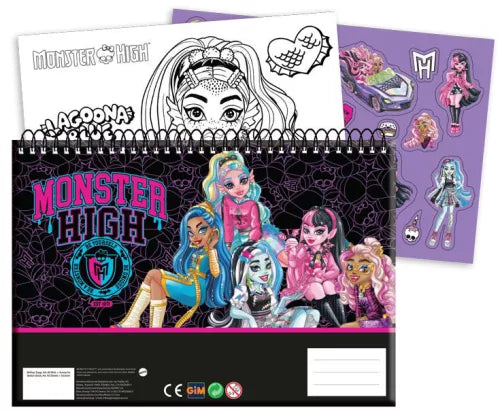 (Précommande) Carnet de croquis à spirale A/4 Monster High