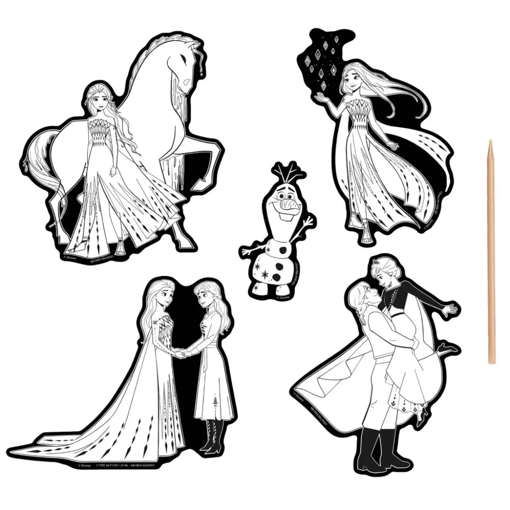 Autocollants à gratter Reine des neiges