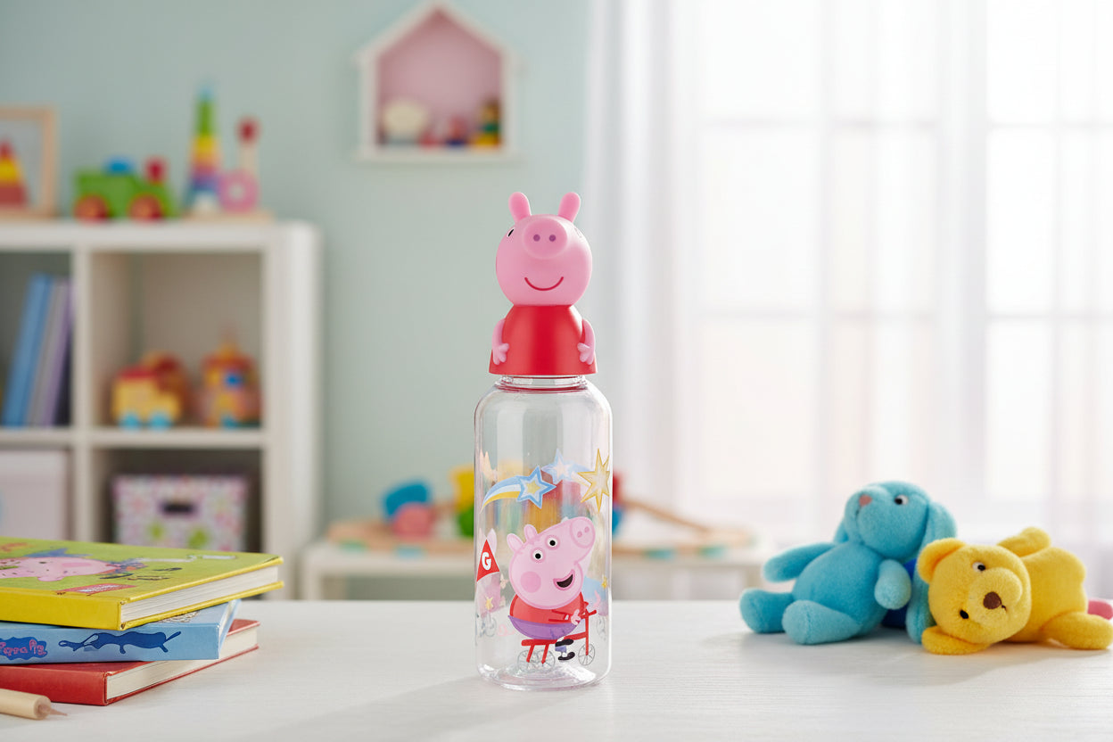 (Précommande) Bouteille avec figurine 3D Peppa pig 560ml