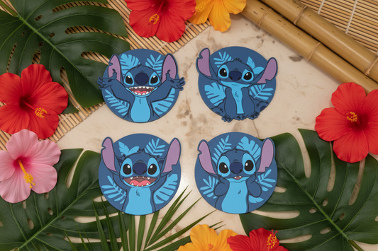 (Précommande) Lot de 4 sous-verres Disney - Stitch