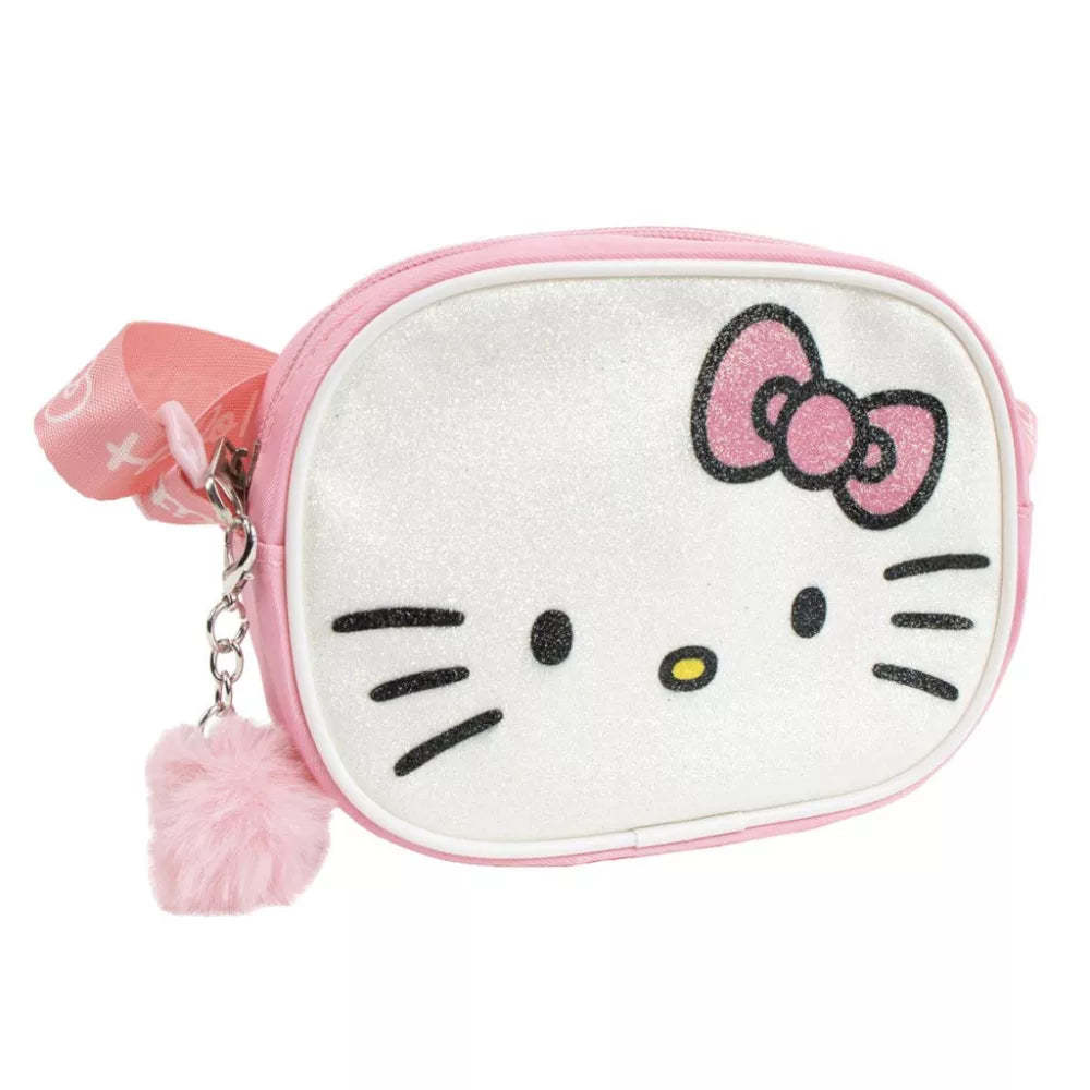 Sacoche à bandoulière pailletée Hello Kitty