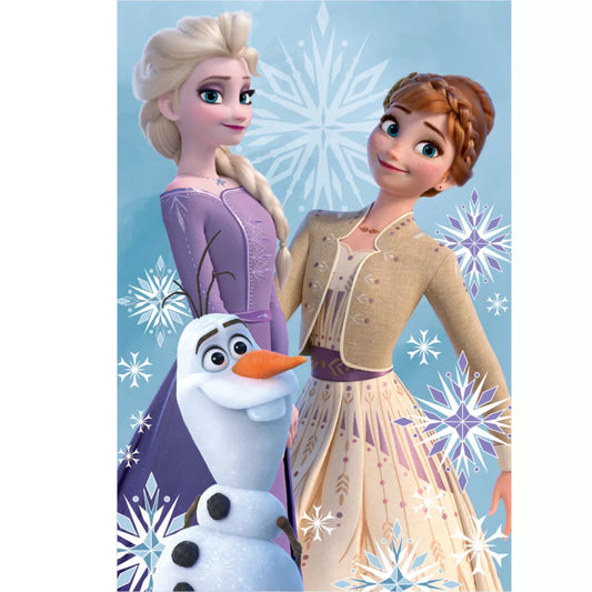(Précommande) Plaid polaire Reine des neiges 100x150cm