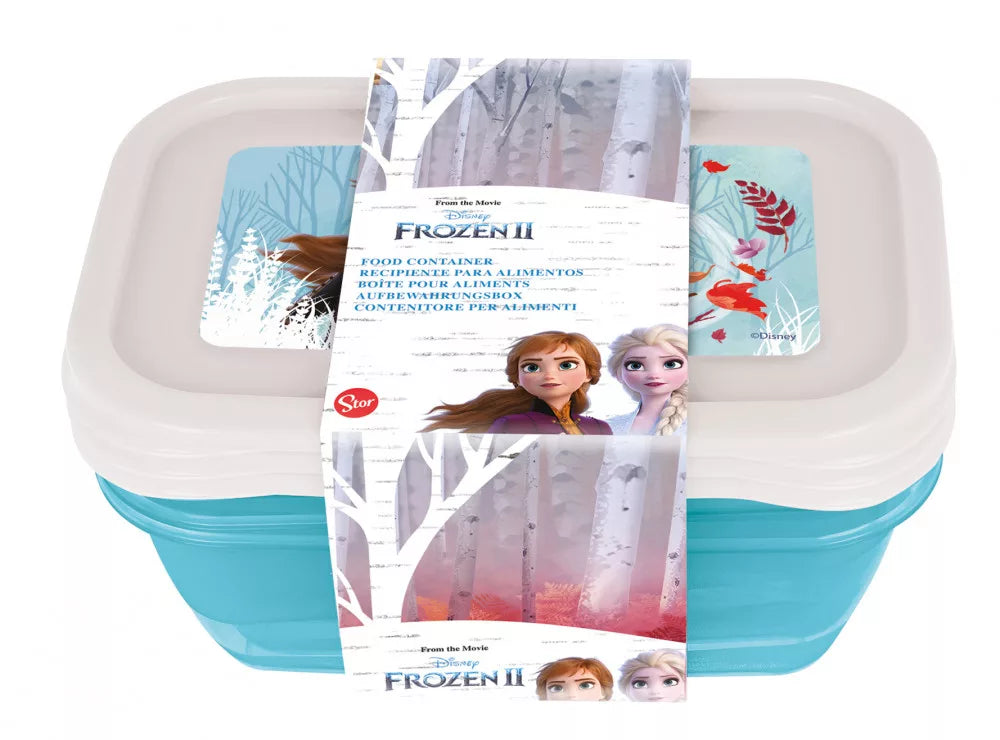 (Précommande) Coffret de 3 boîtes à lunch en plastique Reine des neiges