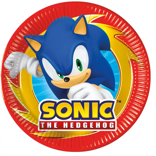 Assiettes en carton Sonic 20cm