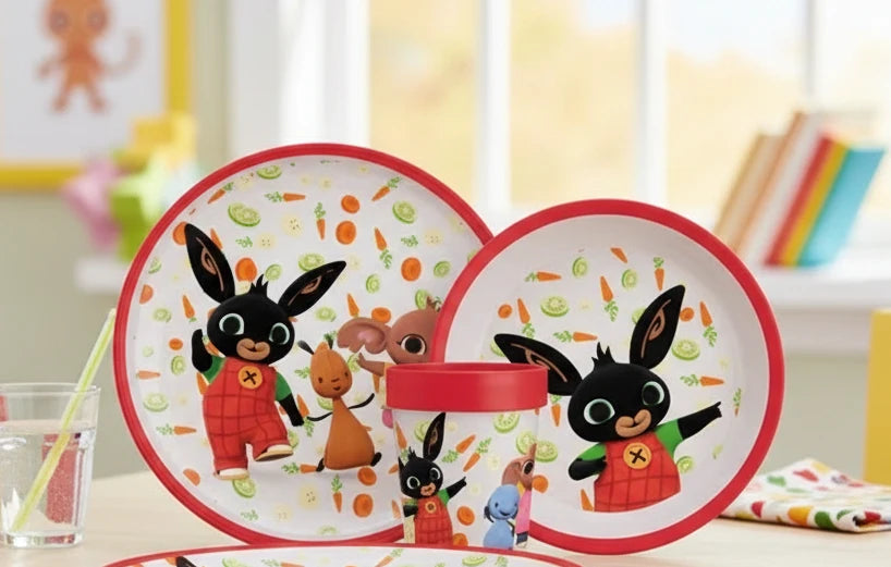 (Précommande) Service de table antidérapant Disney Bing Happy Carrot