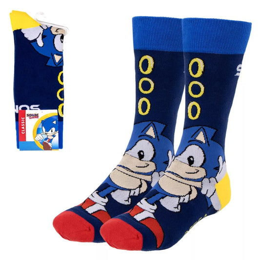 Chaussettes longues pour adultes Sonic 40/46