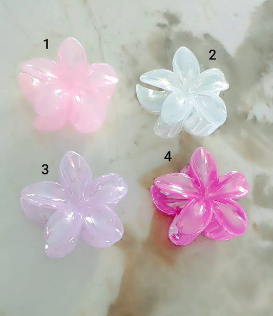 Pince à cheveux fleurie