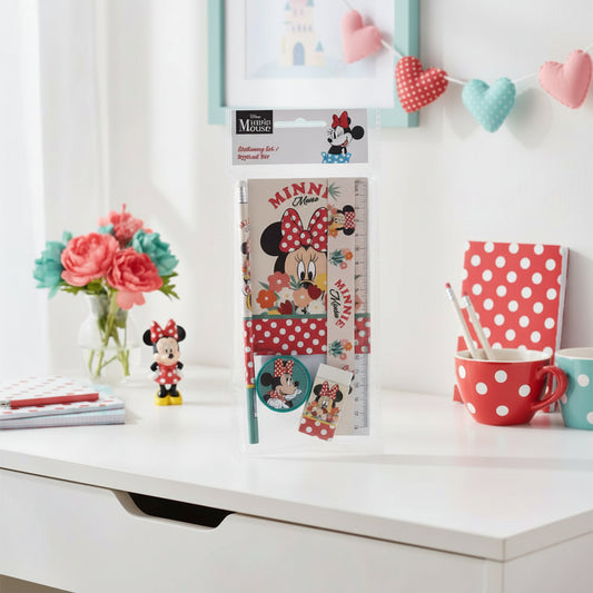 (Précommande) Ensemble de papeterie Minnie 5 pièces