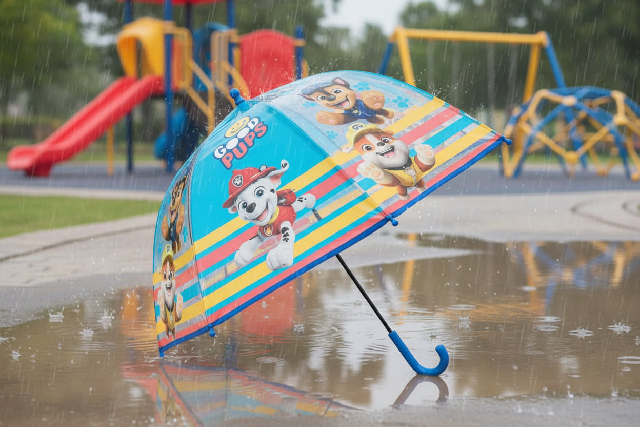 (Précommande) Parapluie transparent pour enfant Pat Patrouille Ø72 cm