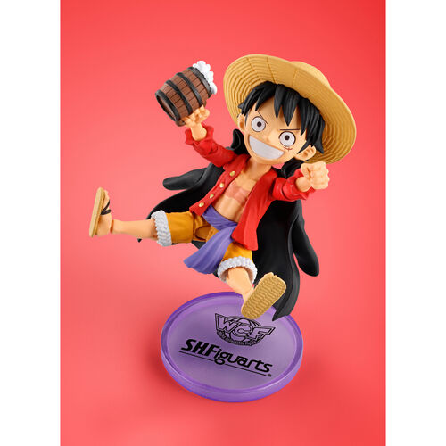 (Précommande) Figurine de collection One Piece Monkey D. Luffy World de SH Figuarts, 7,5 cm
