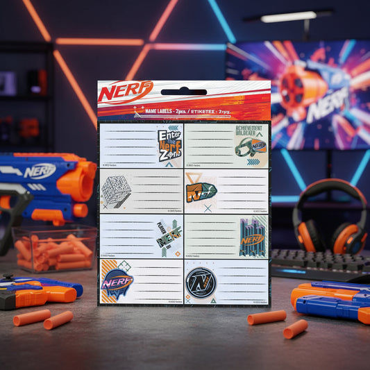 (Précommande) Lot de 16 étiquettes Nerf