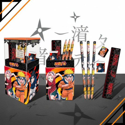 (Précommande) Ensemble de porte-crayons de bureau Naruto