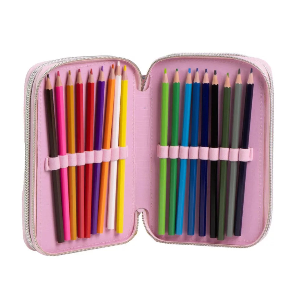 Trousse à crayons remplie Minnie 3 niveaux