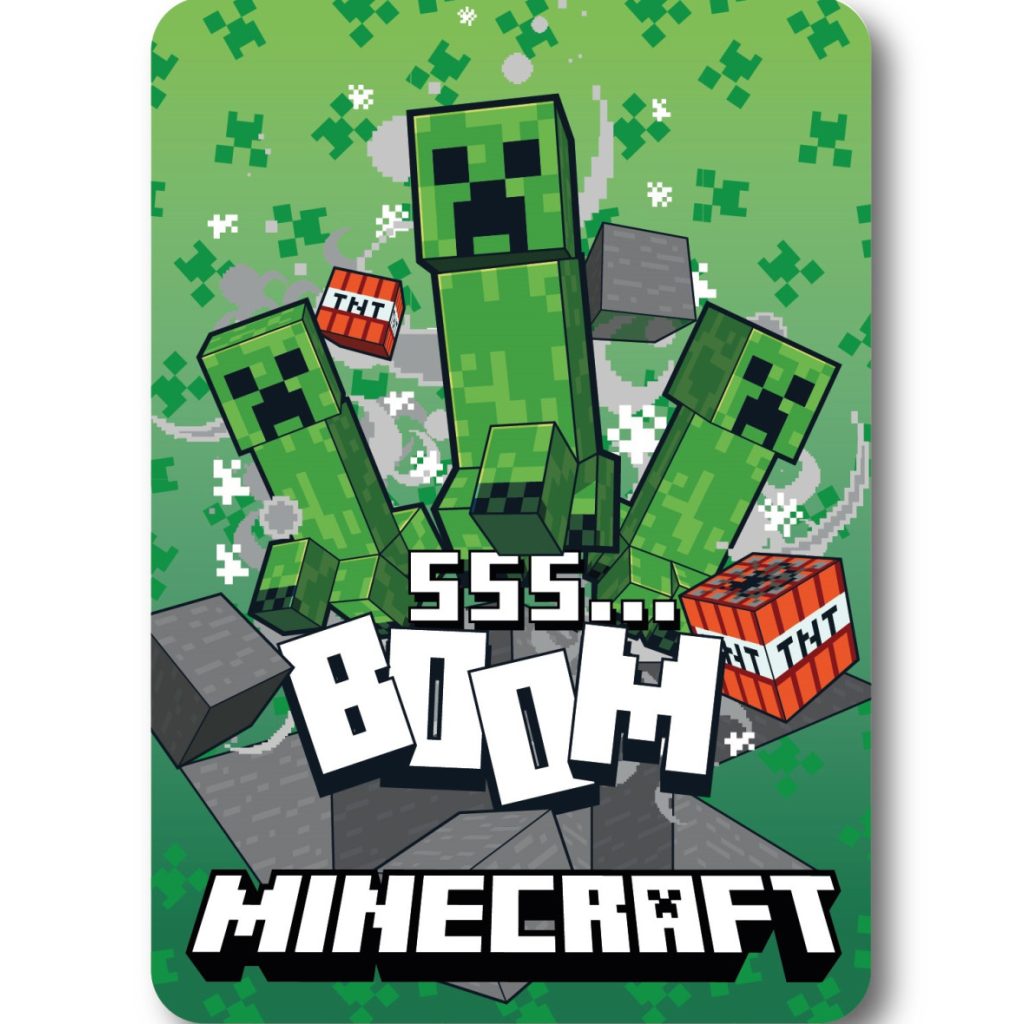 (Précommande) Couverture polaire Minecraft 100x140cm