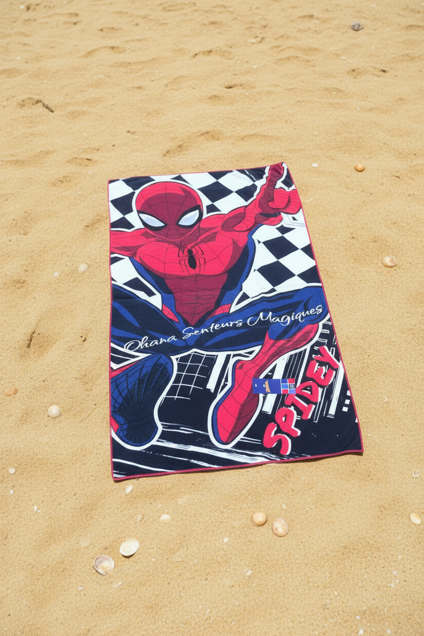 Serviette de plage séchage rapide - Spiderman