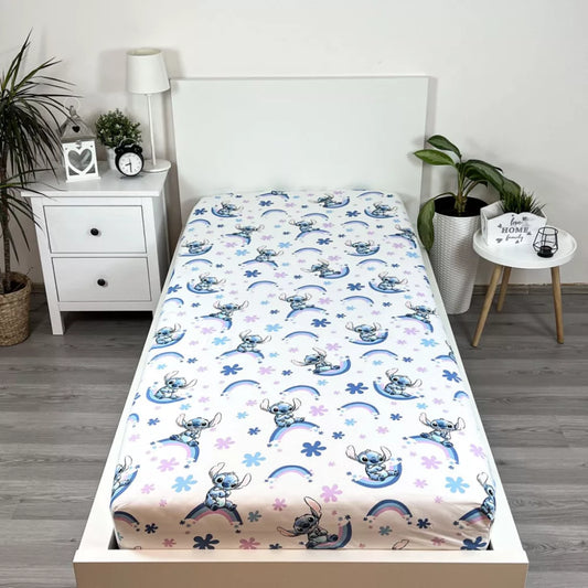 Drap housse 1 personne Stitch