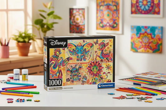 Puzzle compact Disney Classics Bohême 1000 pièces + poster inclus Clementoni