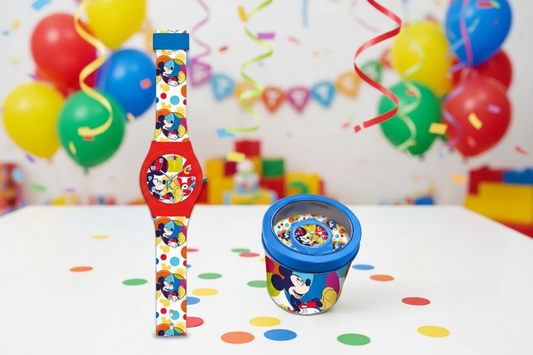 (Précommande) Montre analogique Disney Mickey dans une boîte en métal