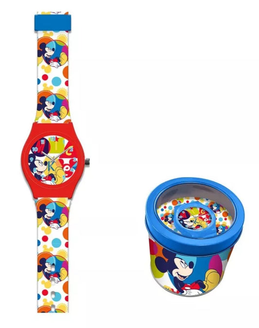 (Précommande) Montre analogique Disney Mickey dans une boîte en métal