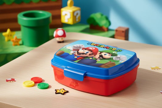(Précommande) Boîte à sandwich en plastique Super Mario