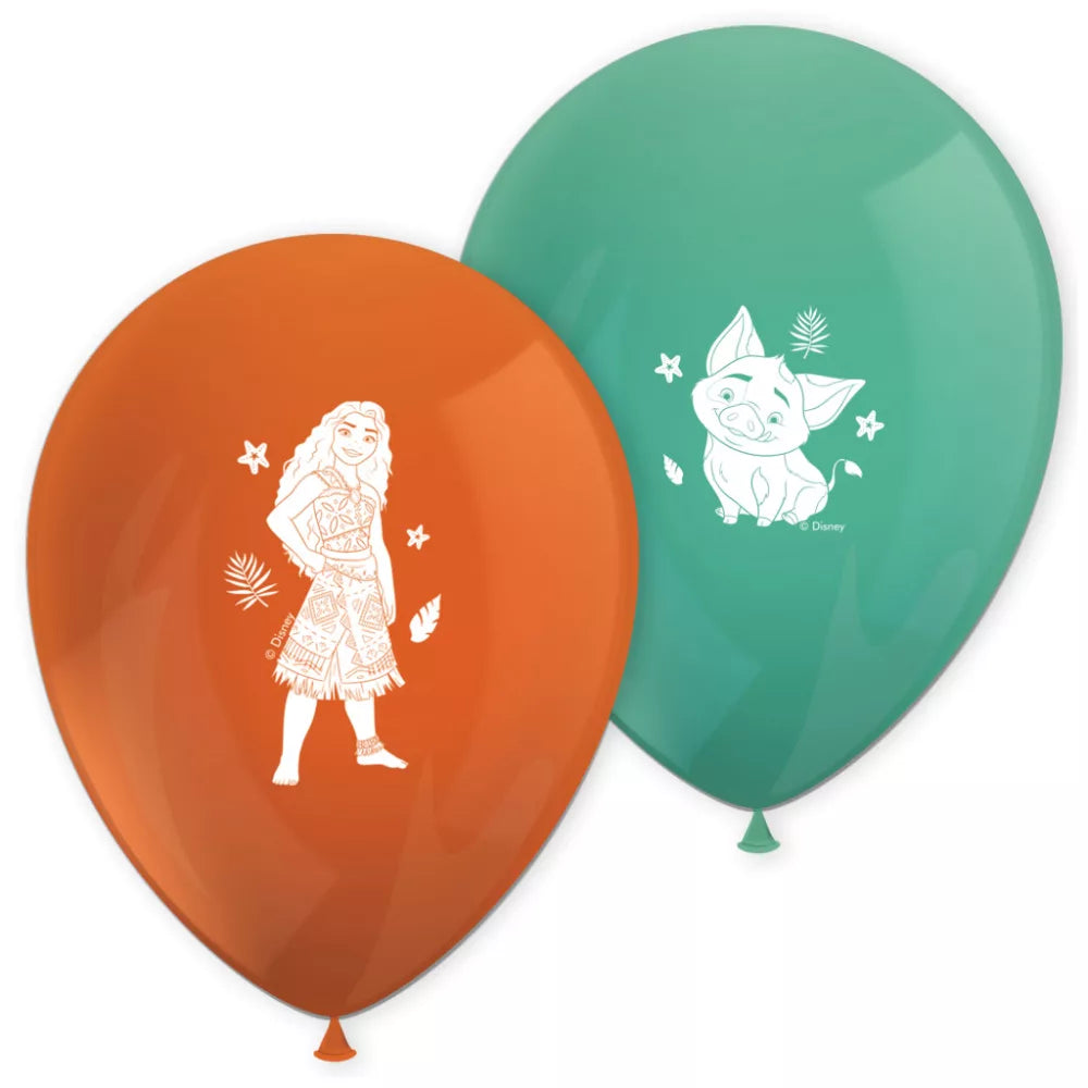 Lot de 8 ballons Vaïana