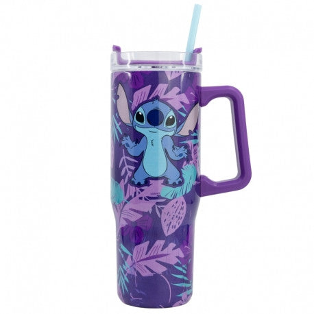 Mug de voyage isotherme XL en acier inoxydable 940 ml Stitch
