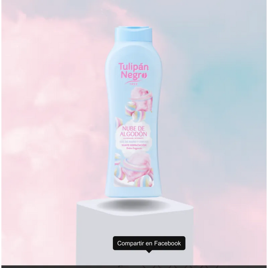 Gel douche Tulipan Negro Barbe à papa 650ml