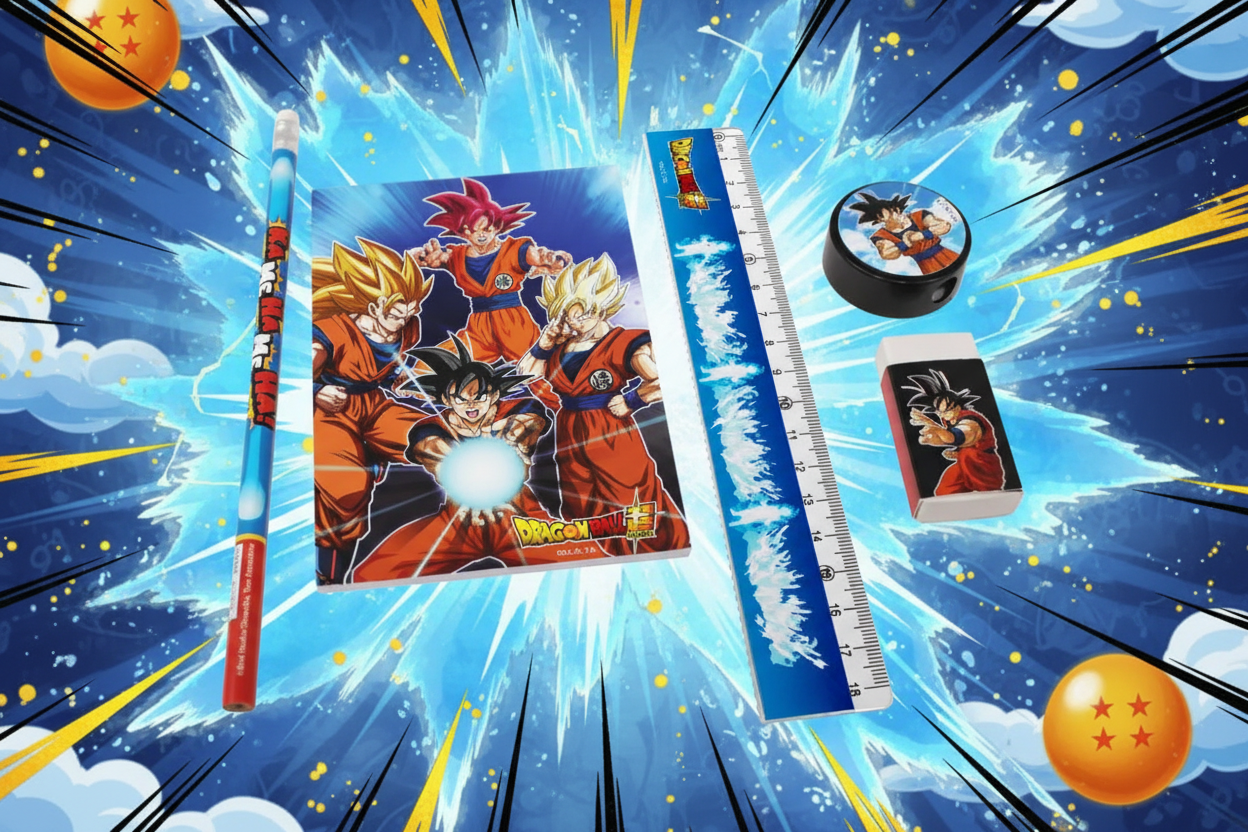 Ensemble papeterie 5 pièces  - Dragon Ball Z