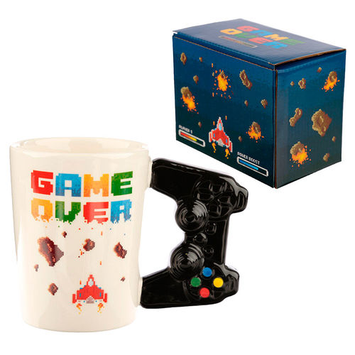 (Précommande) Tasse 3D Manette de jeu vidéo Pixel Game Over