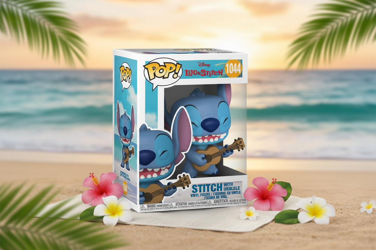 (Précommande) Figurine POP Disney Lilo et Stitch - Stitch avec ukulélé