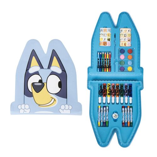 Ensemble de papeterie à colorier Bluey