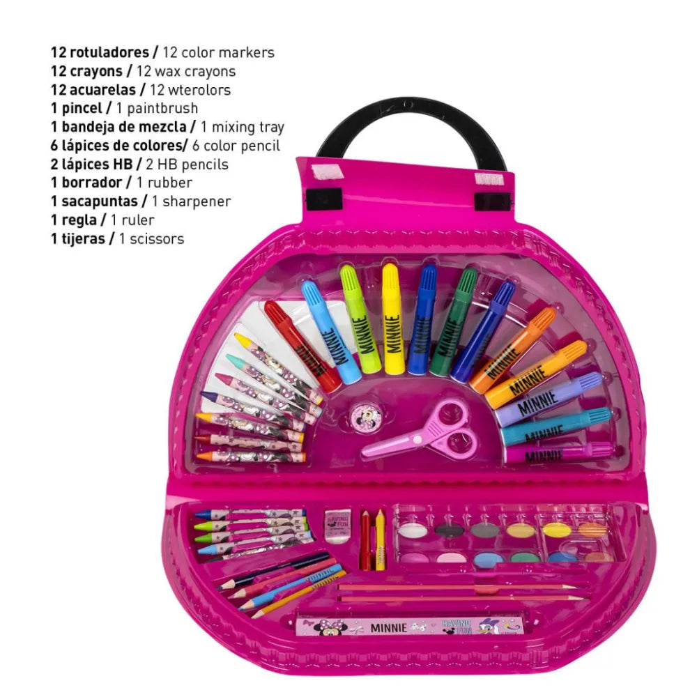 Ensemble de papeterie Minnie 50 pièces
