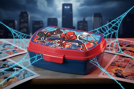 (Précommande) Boîte à sandwich en plastique amusante Spiderman