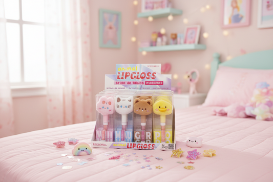 Gloss à lèvres animal effet irisé