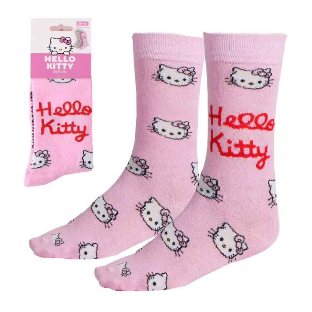 Chaussettes longues pour adultes Hello Kitty 36/43