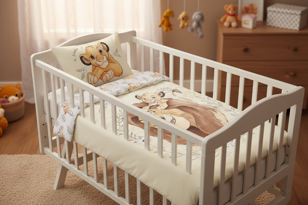 (Précommande) Parure de lit bébé Roi lion