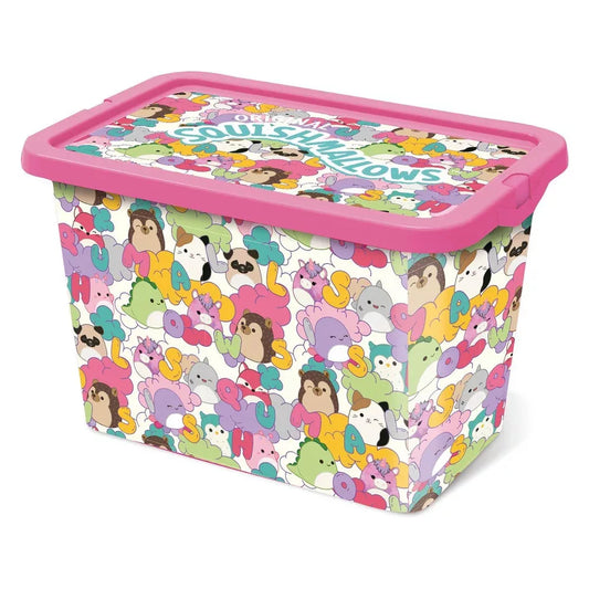 (Précommande)Boîte de rangement en plastique Squishmallows 7 L