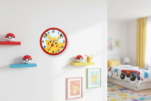 (Précommande) Horloge murale Pokémon Pikachu 25 cm