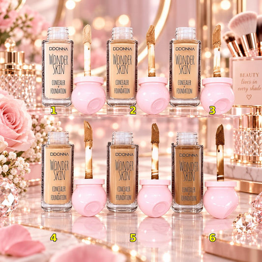 ✨ Wonder Skin 2-en-1 – Fond de Teint & Anti-Cernes D’Donna ✨